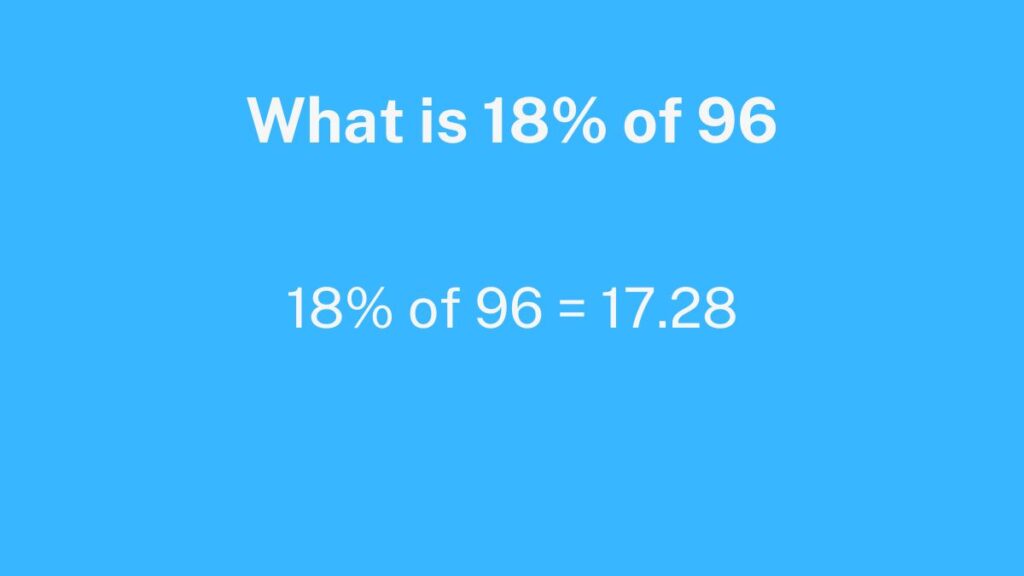 what-is-18-of-96-18-percent-of-96-rapid-calculator